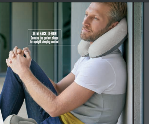 **NEW** Hybrid Travel Pillow- inflatable and memory foam