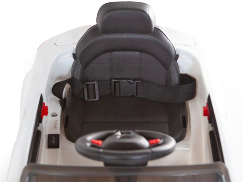 Demo replica 12V Battery Powered Kids Ride on Car White with Parental Control