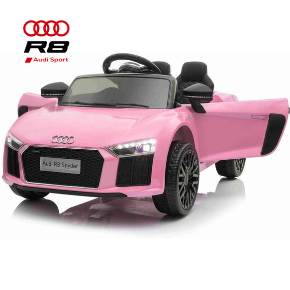 Kids Electric Ride On Car Audi R8 Pink 12V