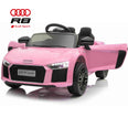 Image of Demo 12V Audi R8 kids electric ride on car - pink