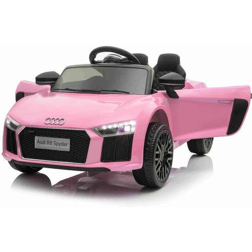 Demo 12V Audi R8 kids electric ride on car - pink