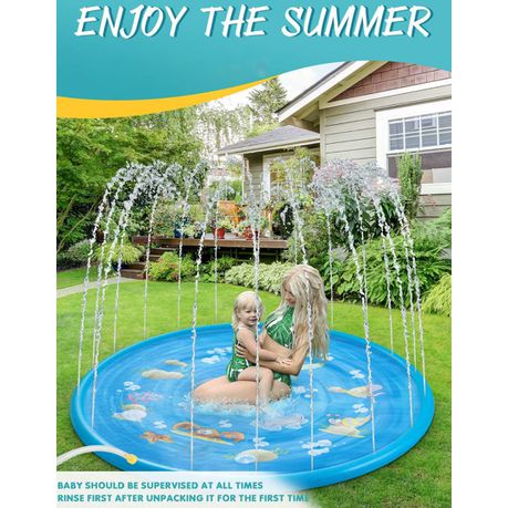 Sprinkler for Kids, Splash Pad, and Wading Pool Blue