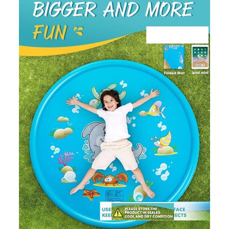 Sprinkler for Kids, Splash Pad, and Wading Pool Blue