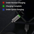 Image of *NEW* Quick Charge 3.0 Cable with Auto Disconnect  - Samsung & Android phones (micro USB)